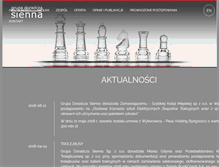 Tablet Screenshot of grupasienna.pl